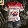 Delta Sigma Theta Crimson and Cream Ombre Sisterhood Women's V-Neck T-Shirt