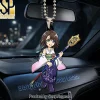 Final Fantasy X Yuna 25th Anniversary Custom Shape Double-Sided Acrylic Car Ornament