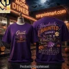 Hopelessly Haunted Tonight Retro Grease Diner Skeleton Rock n Roll Halloween Purple Graphic T-Shirt