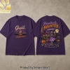Hopelessly Haunted Tonight Retro Grease Diner Skeleton Rock n Roll Halloween Purple Graphic T-Shirt