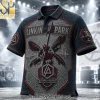 Linkin Park Hybrid Theory 2000 Rock Band 3D Embossed Premium Graphic Polo Shirt