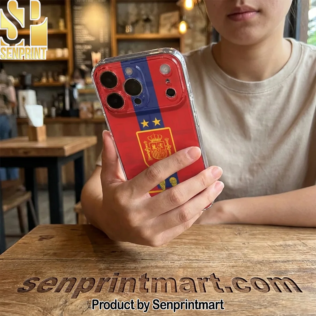 Spain National Football Team 2010 2026 World Cup Champions RFEF Crest Phone Case