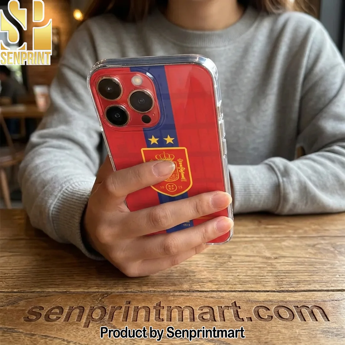 Spain National Football Team 2010 2026 World Cup Champions RFEF Crest Phone Case Spain National Football Team 2010 2026 World Cup Champions RFEF Crest Phone Case