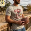 Texas Tech Red Raiders Fall Hits Different in West Texas Premium 3D Embossed Graphic T-Shirt