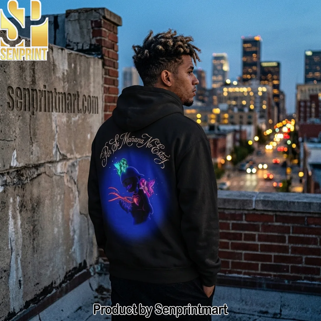 Omar Courtz Por Si Mañana No Estoy USA Tour 2026 Double-Sided Graphic Streetwear Hoodie Omar Courtz Por Si Mañana No Estoy USA Tour 2026 Double-Sided Graphic Streetwear Hoodie