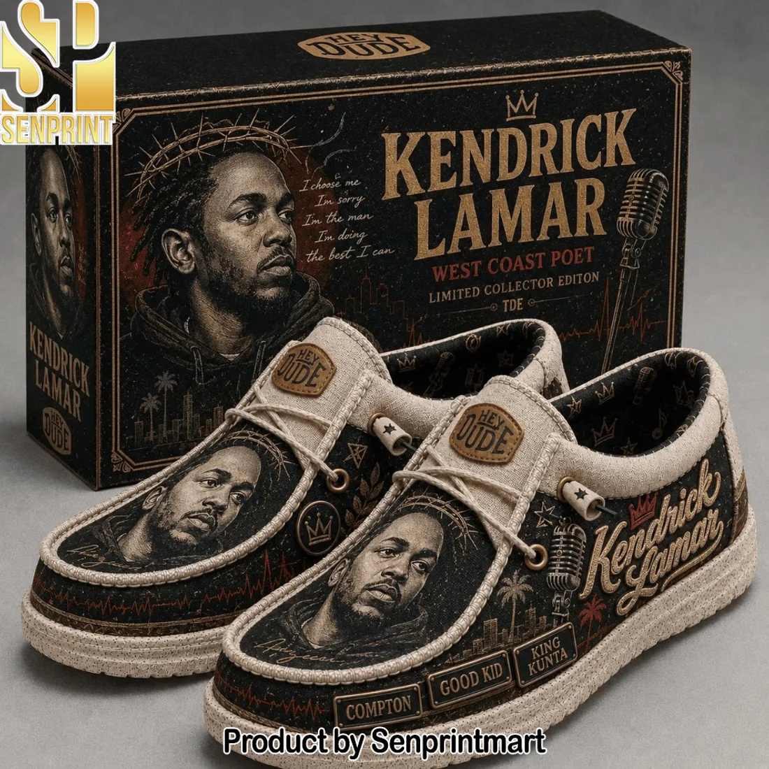 Kendrick Lamar Limited Collector Edition West Coast Loafer Shoes Kendrick Lamar Limited Collector Edition West Coast Loafer Shoes