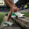 Celtic FC Personalized Custom Name Green and White Athletic Air Cushion Running Shoes