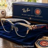 MLB Chicago Cubs Luxury Crystal Studded Blue and Gold Unisex Sunglasses