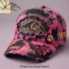 Penrith Panthers NRL 60th Anniversary 1966-2026 Commemorative Pink Black Distressed Tie Dye Baseball Cap