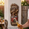 Personalized Drinking Together Since Funny Gnome Wall Mounted Bottle Opener