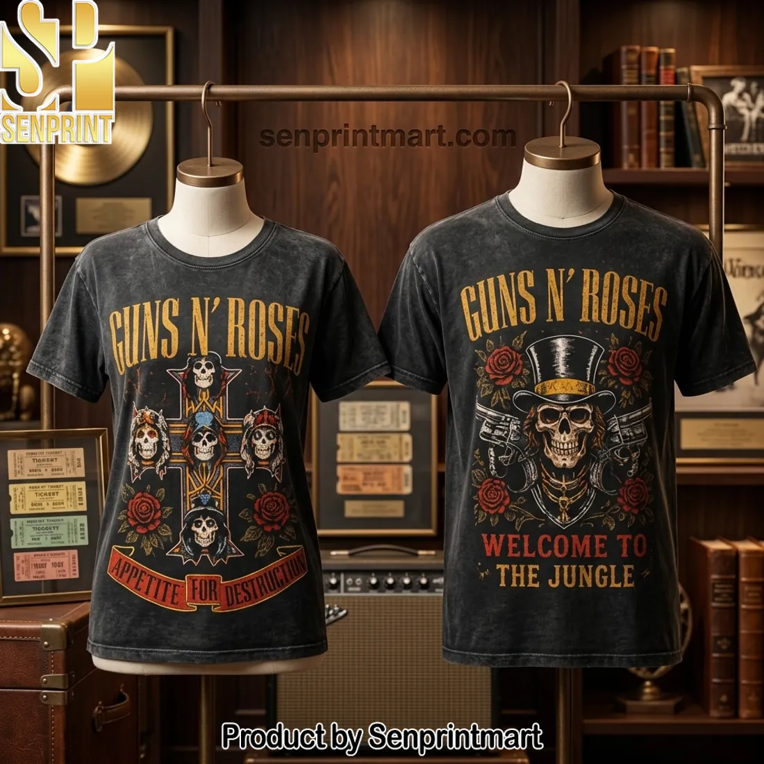 Guns N’ Roses Appetite for Destruction Vintage Wash Graphic T-Shirt Guns N’ Roses Appetite for Destruction Vintage Wash Graphic T-Shirt
