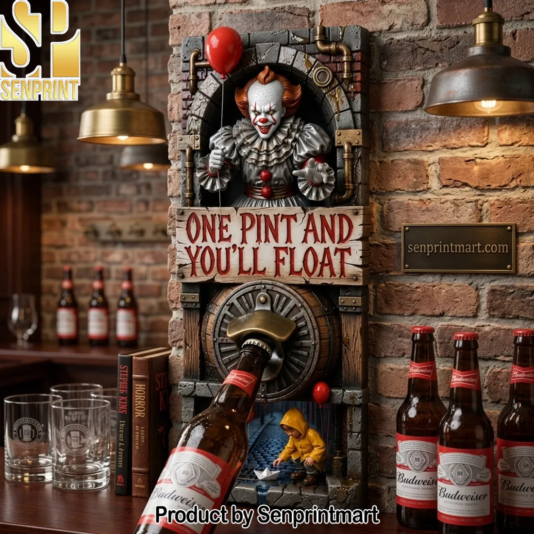 Pennywise One Pint And You’ll Float Horror Wall Mounted Bottle Opener