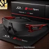 Oakley Audi Sport Edition Premium Red and Black Unisex Racing Sunglasses