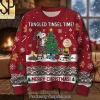 Snoopy Peanuts Festive Holiday Knitted Ugly Christmas Sweater
