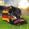 Adelaide Crows AFL Premium Mascot Graphic All Over Print Adjustable Baseball Cap