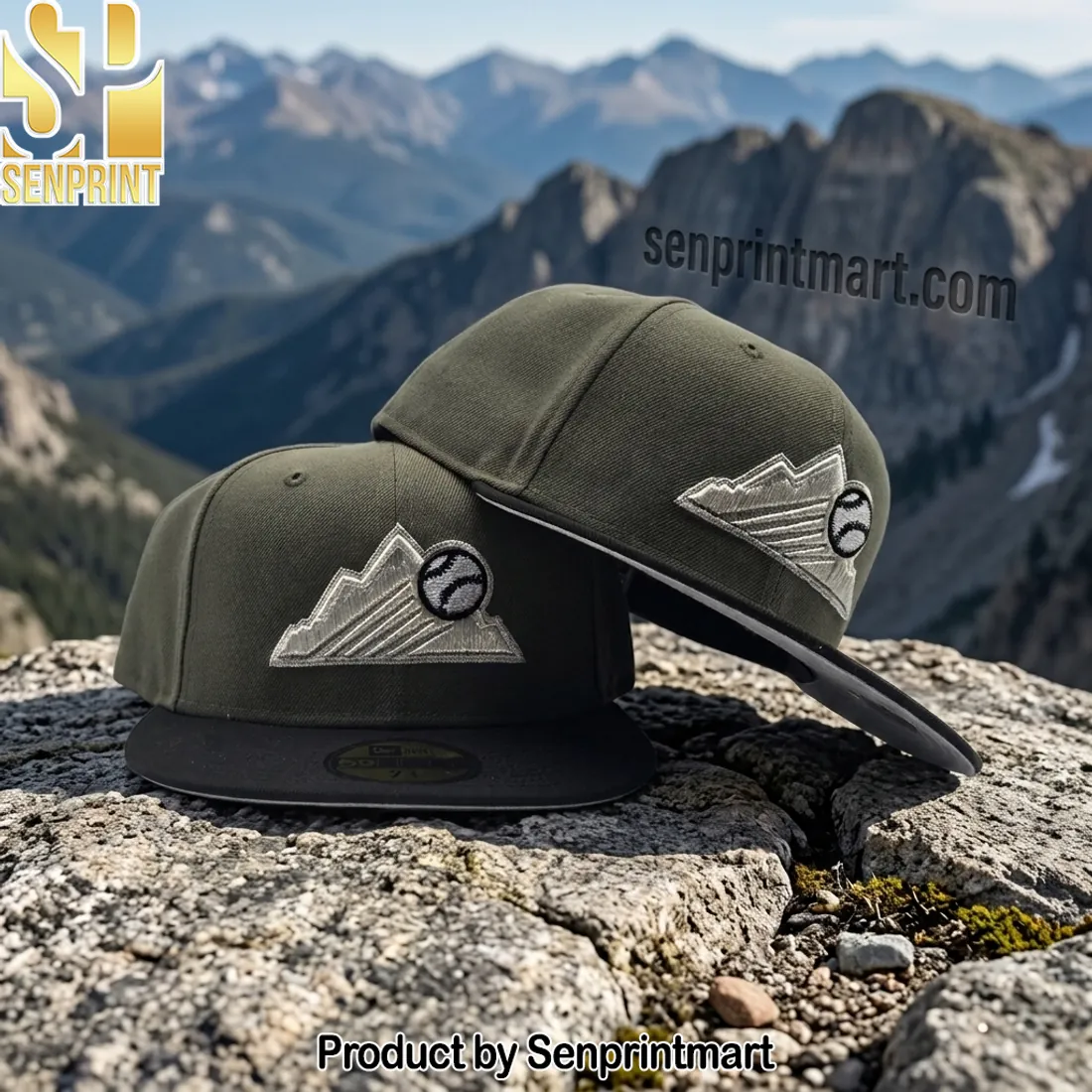 Colorado Rockies New Era 59Fifty Olive Green 30th Anniversary Fitted Hat