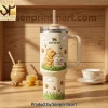 Winnie the Pooh Hunny Pot Cute Green 40oz Insulated Travel Tumbler Winnie the Pooh Hunny Pot Cute Green 40oz Insulated Travel Tumbler