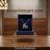 Army West Point Black Knights Mascot Iced Out Pendant Necklace
