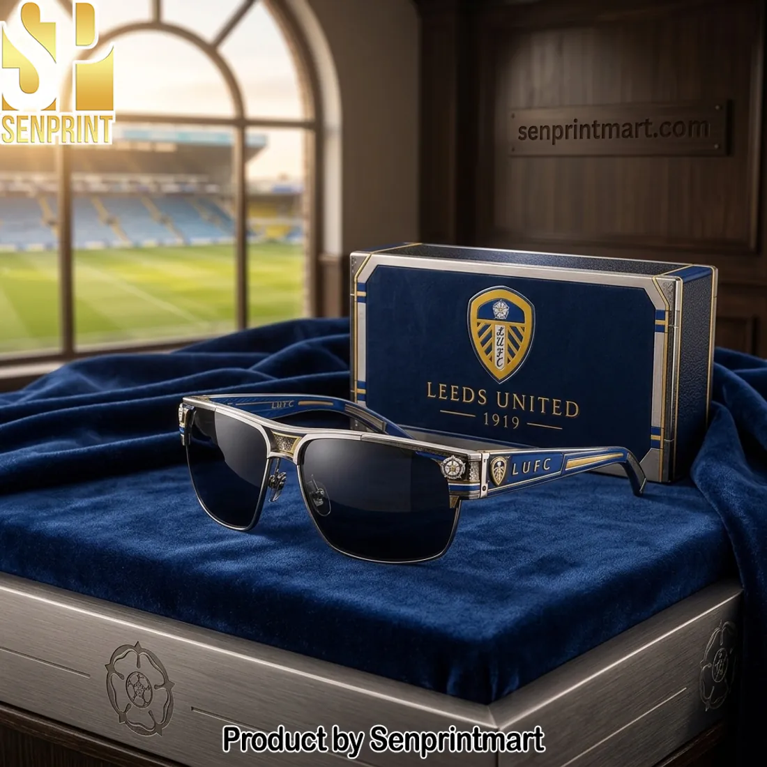 Leeds United 1919 Premium Luxury Fan Gift Unisex Sunglasses