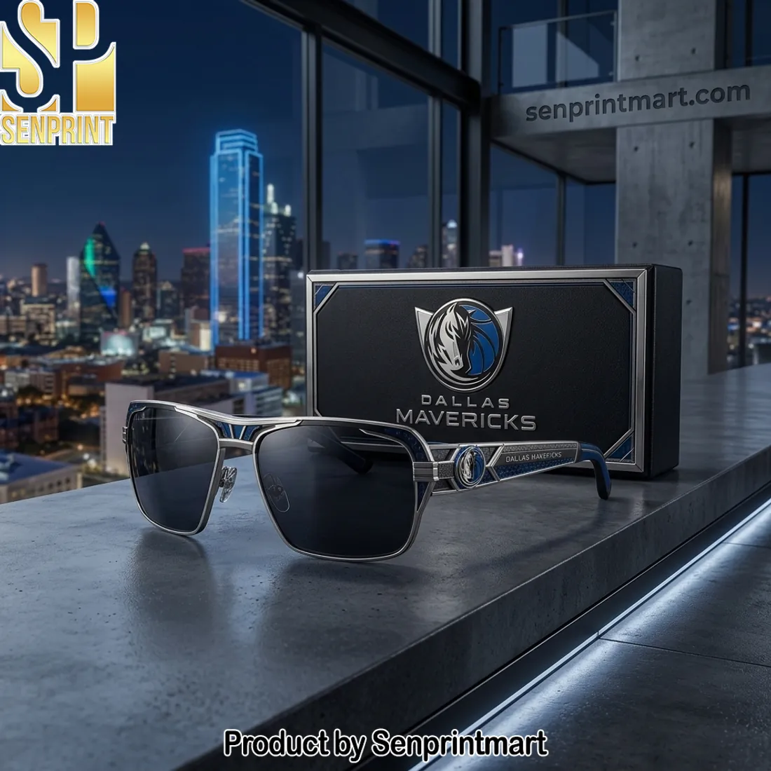 Dallas Mavericks Premium Metal Frame Unisex Sunglasses