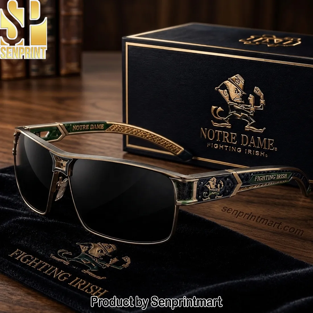 Notre Dame Fighting Irish Premium Luxury Sports Sunglasses