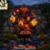 Oklahoma Sooners Halloween Skeletons Spooky 3D Solar Garden Light Oklahoma Sooners Halloween Skeletons Spooky 3D Solar Garden Light