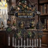 West Virginia Mountaineers Halloween in Morgantown Rustic Outdoor Wind Chime West Virginia Mountaineers Halloween in Morgantown Rustic Outdoor Wind Chime