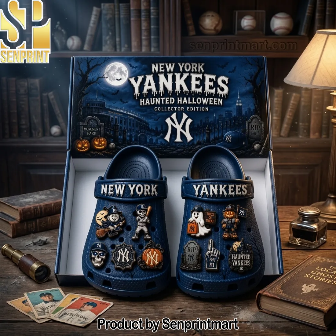 New York Yankees Haunted Halloween Collector Edition Clogs