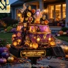 Oklahoma Sooners Halloween Skeletons Spooky 3D Solar Garden Light Oklahoma Sooners Halloween Skeletons Spooky 3D Solar Garden Light