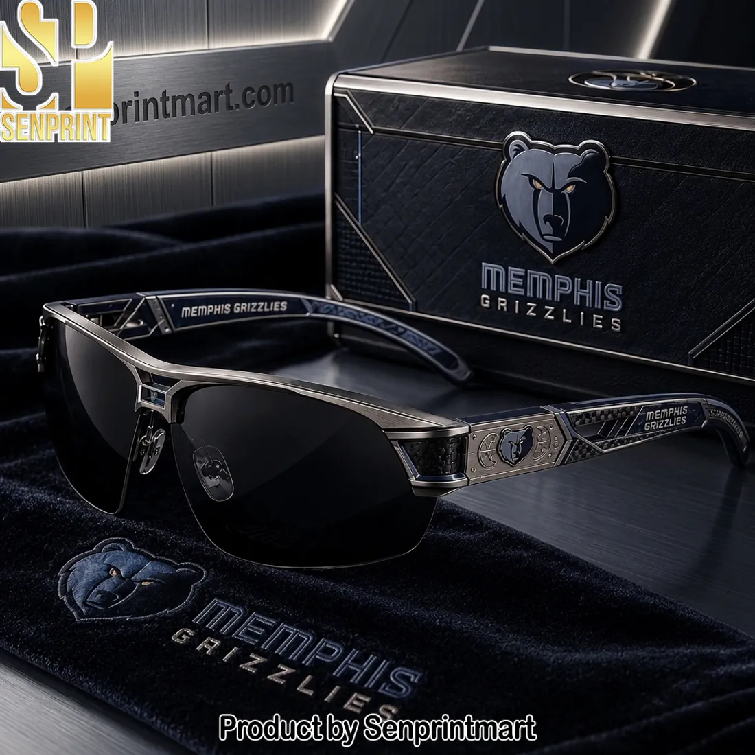 Memphis Grizzlies Premium Polarized Sport Unisex Sunglasses