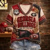 South Carolina Gamecocks Quilted Patchwork Autumn Fall V-Neck Shirt South Carolina Gamecocks Quilted Patchwork Autumn Fall V-Neck Shirt