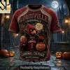North Carolina Tar Heels Tar Heel The Scream Halloween Embossed Polo Shirt