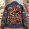 Jaws Autumn Tides Shark Bite Vibes Embroidered Denim Jacket Jaws Autumn Tides Shark Bite Vibes Embroidered Denim Jacket