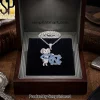 Louisville Cardinals Mascot Iced Out Letter L Pendant Necklace