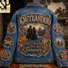 Ninja Turtles Cowabunga Through Fall Embroidered Style Denim Jacket