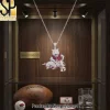Duke Blue Devils Diamond-Encrusted Mascot Pendant Necklace Duke Blue Devils Diamond-Encrusted Mascot Pendant Necklace