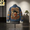 One Piece Luffy Premium Autumn Embroidered Denim Jacket