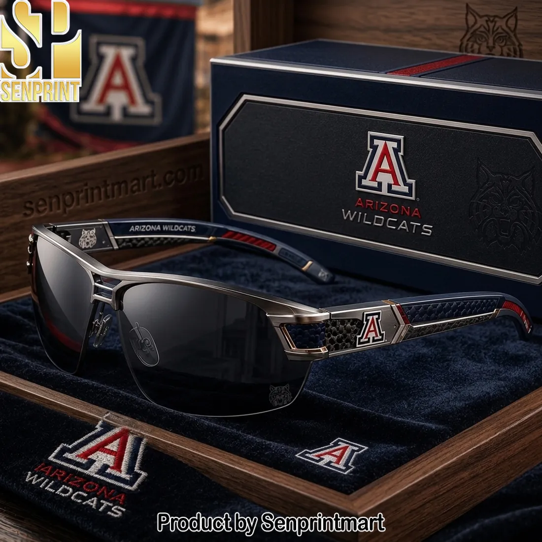 Arizona Wildcats Premium NCAA Sport Unisex Sunglasses