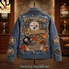 K-Pop Demon Hunters Embellished Premium Denim Jacket K-Pop Demon Hunters Embellished Premium Denim Jacket