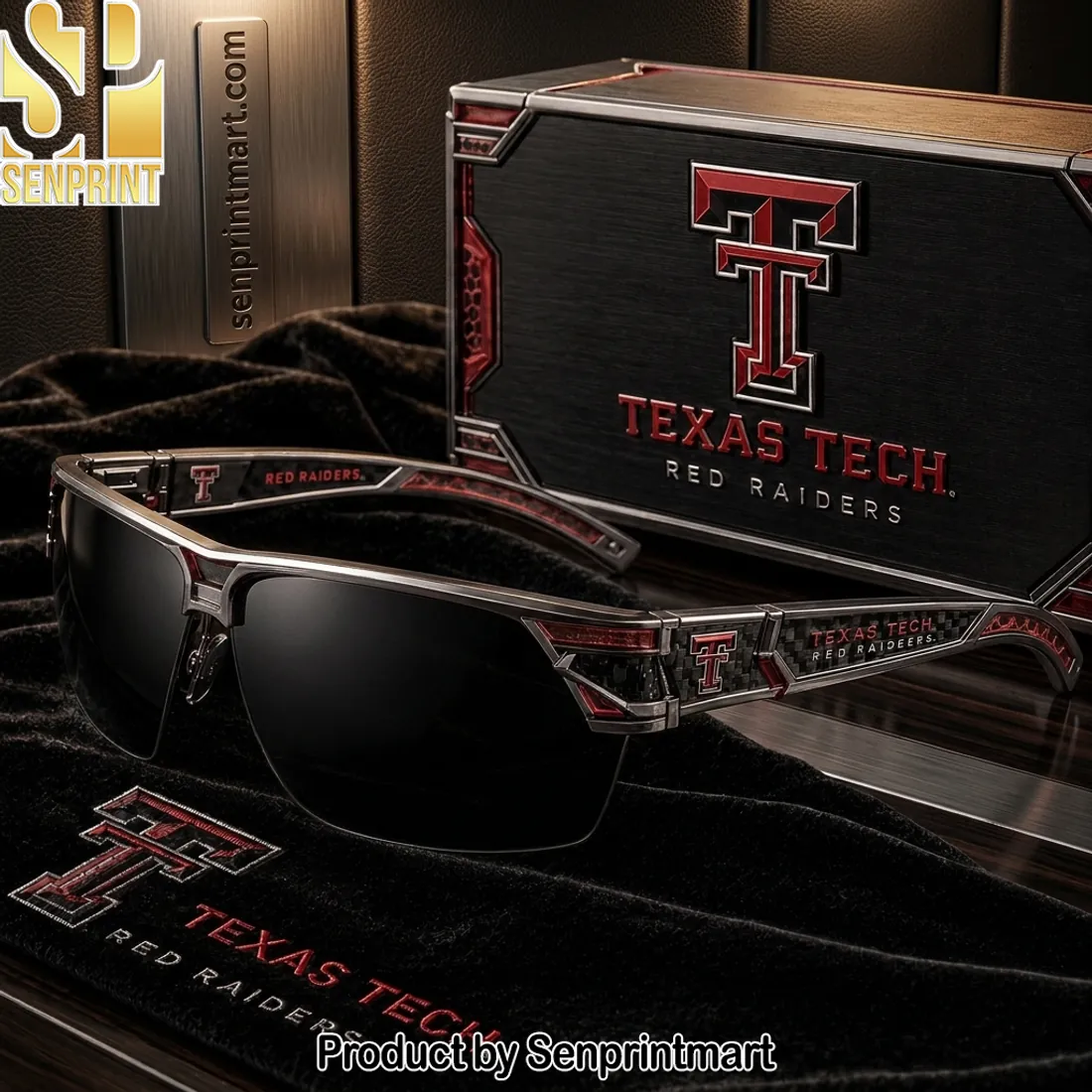 Texas Tech Red Raiders Premium Sport Unisex Sunglasses