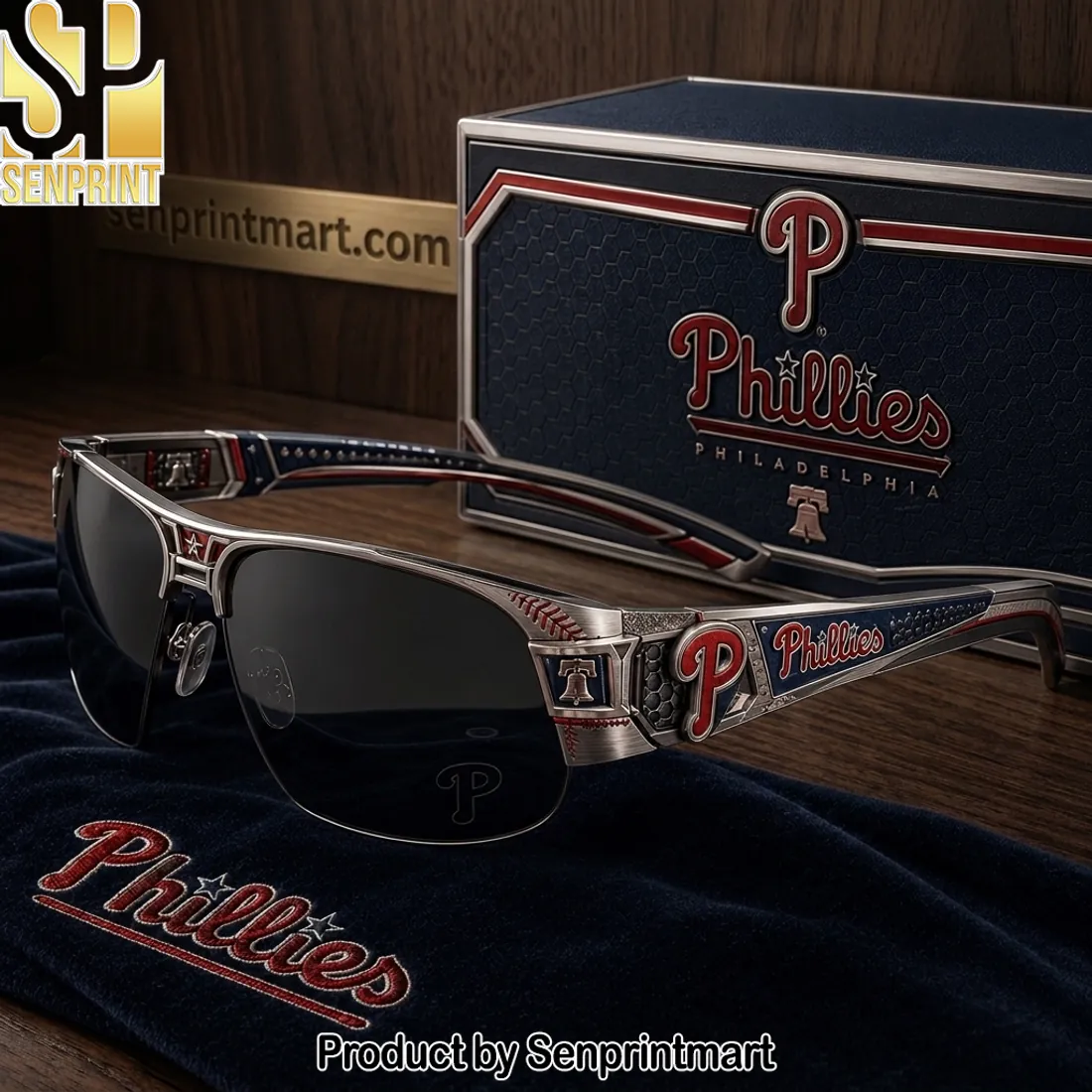 Philadelphia Phillies Premium Engraved Sunglasses