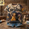 Snoopy Cozy Fall Vibes Autumn Leaves V-neck Shirt