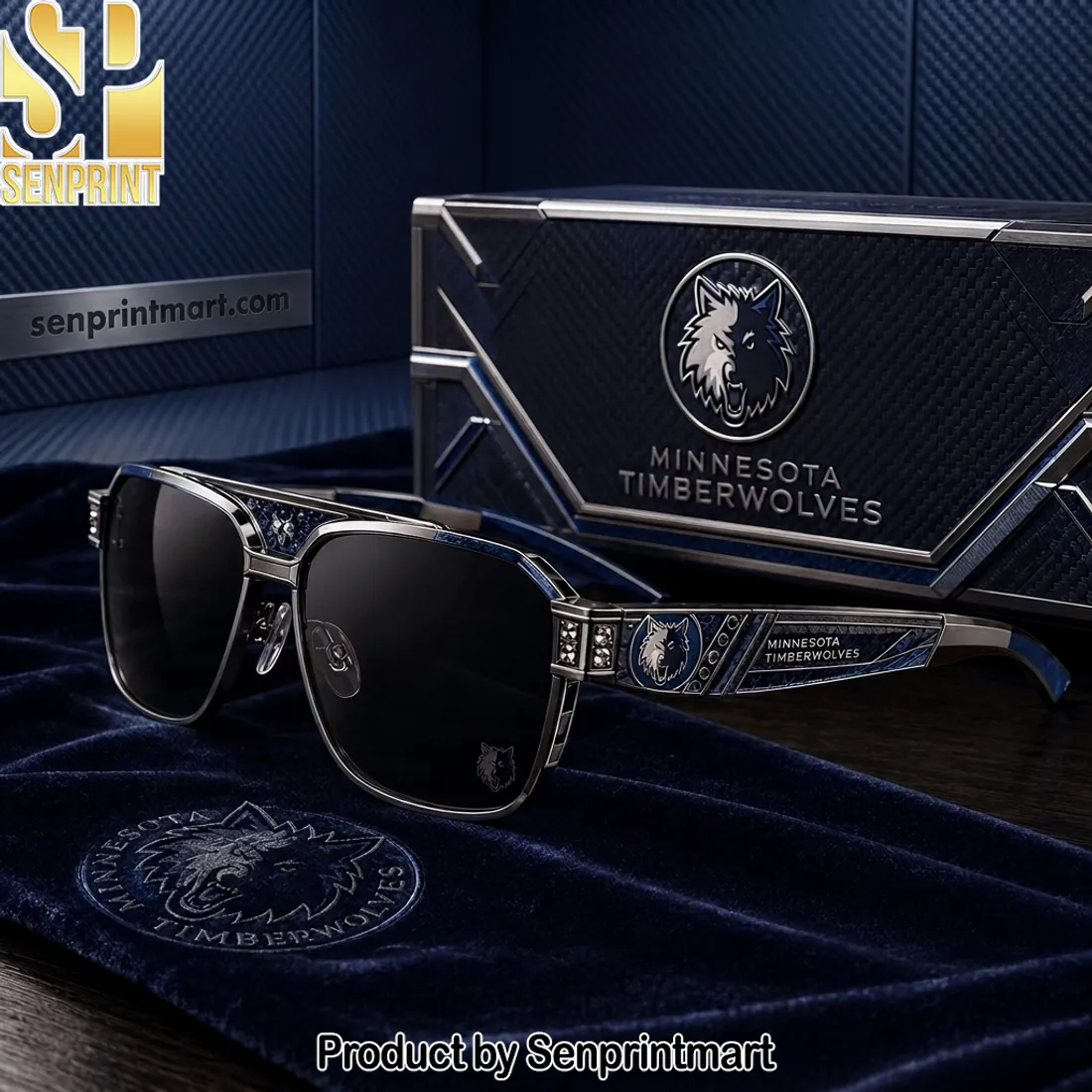 Minnesota Timberwolves Premium Engraved Unisex Sunglasses
