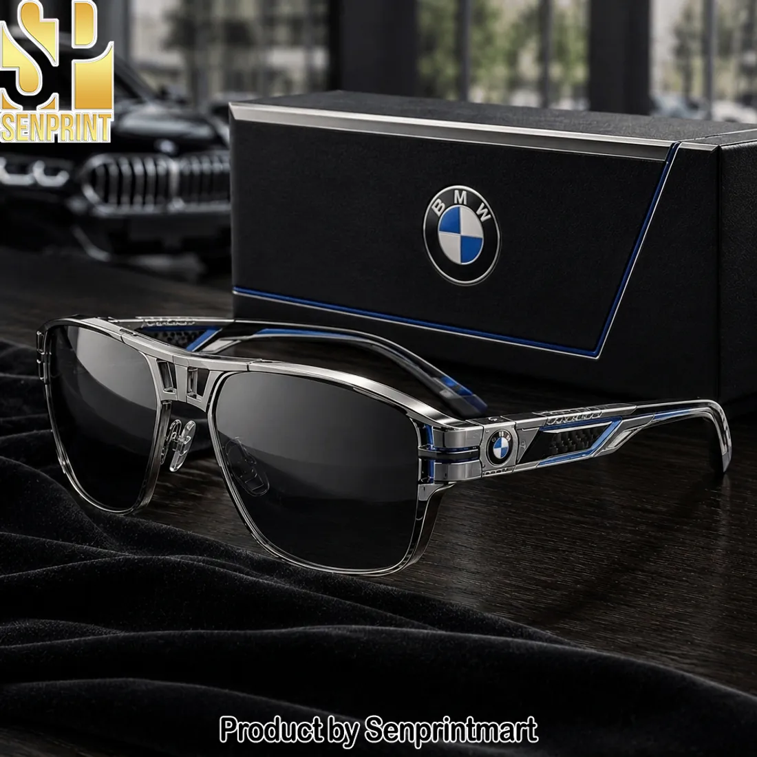BMW Luxury Polarized Metal Frame Driving Sunglasses