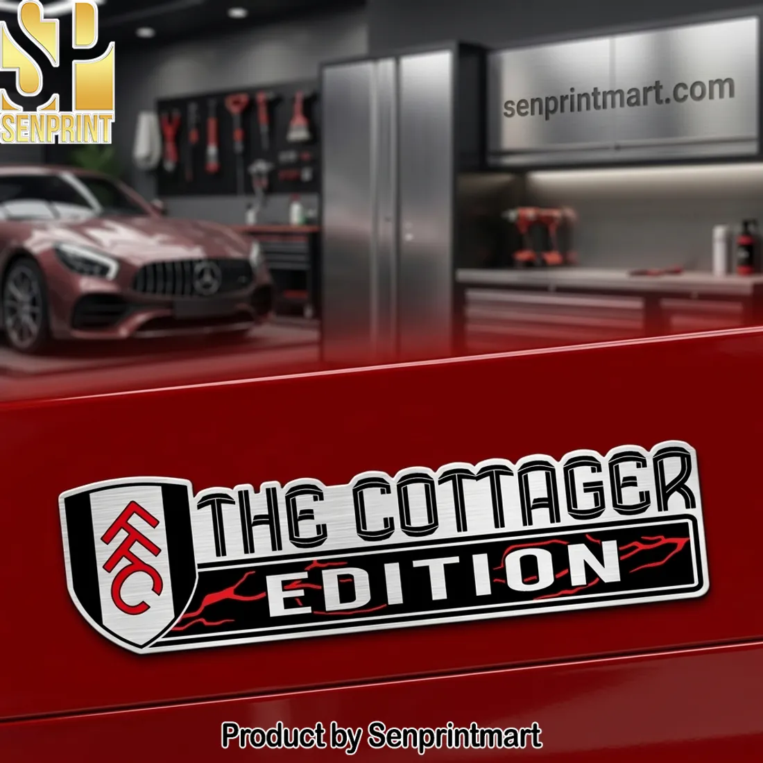 Fulham FC The Cottager Edition 3D Car Emblem