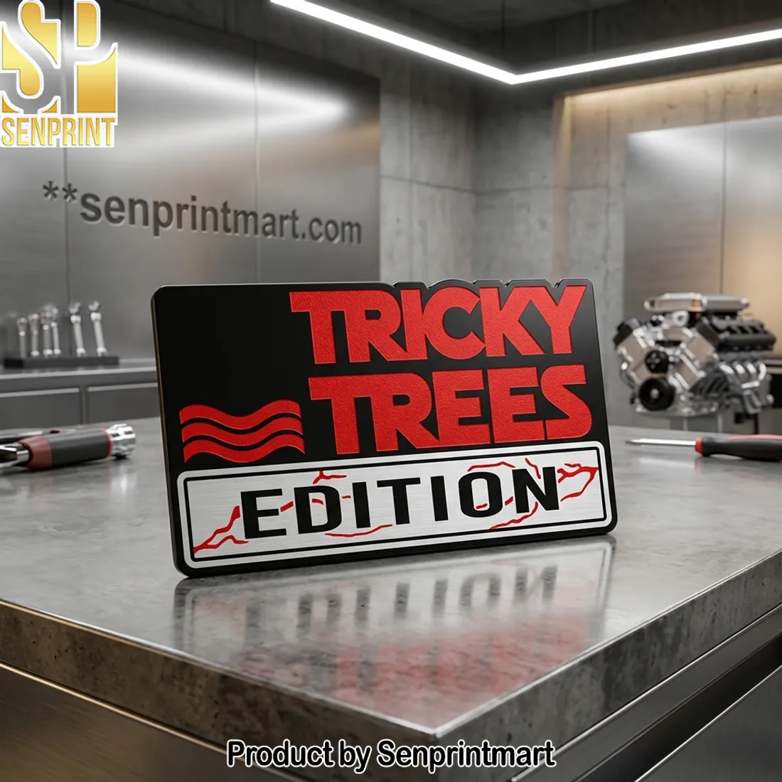 Nottingham Forest Tricky Trees Edition Premium 3D Car Emblem