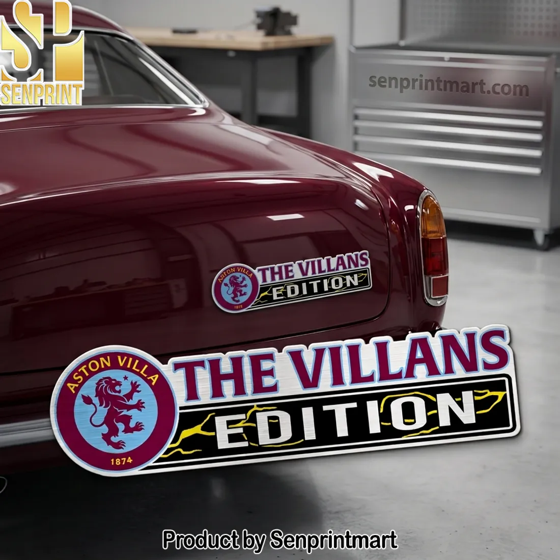 Aston Villa The Villans Edition Premium Car Emblem