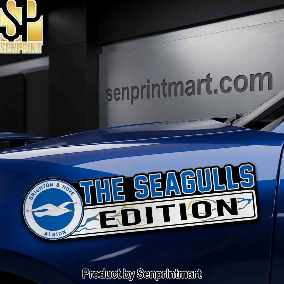 Brighton & Hove Albion The Seagulls Edition Premium 3D Car Emblem