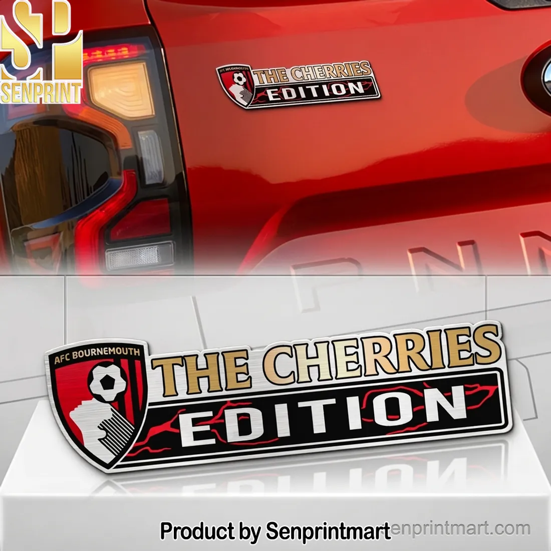 AFC Bournemouth The Cherries Edition Premium 3D Car Emblem