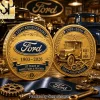 Ford 123rd Anniversary 1903-2026 Gold Embossed V8 Model T Vintage Car Collectible Commemorative Coin